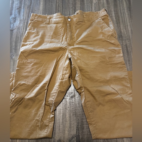 Columbia Straight Fit Brown Cotton Blend Pants Men's Size 40x32 - Picture 1 of 8